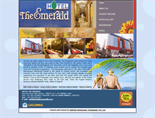 Tablet Screenshot of hoteltheemerald.co.in